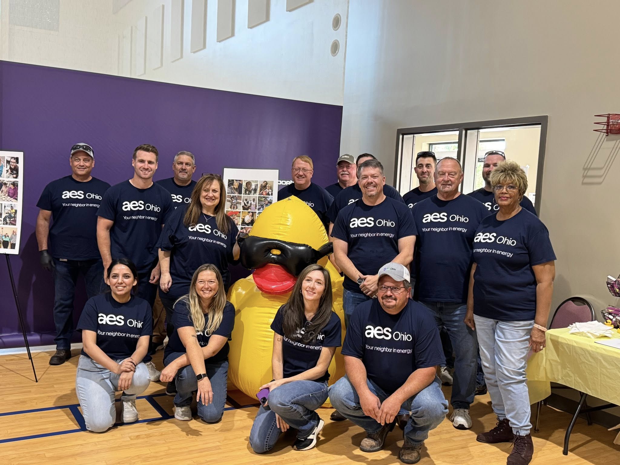 AES Ohio volunteers at the URS Rubber Duck Regatta