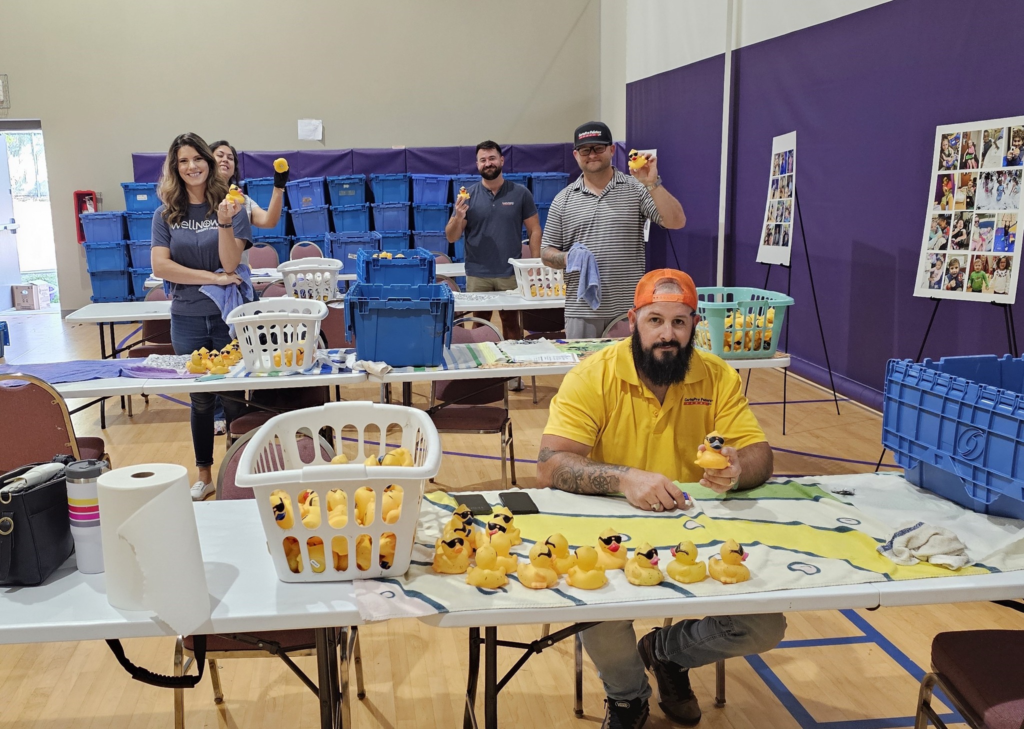 CertaPro volunteers at the URS Rubber Duck Regatta